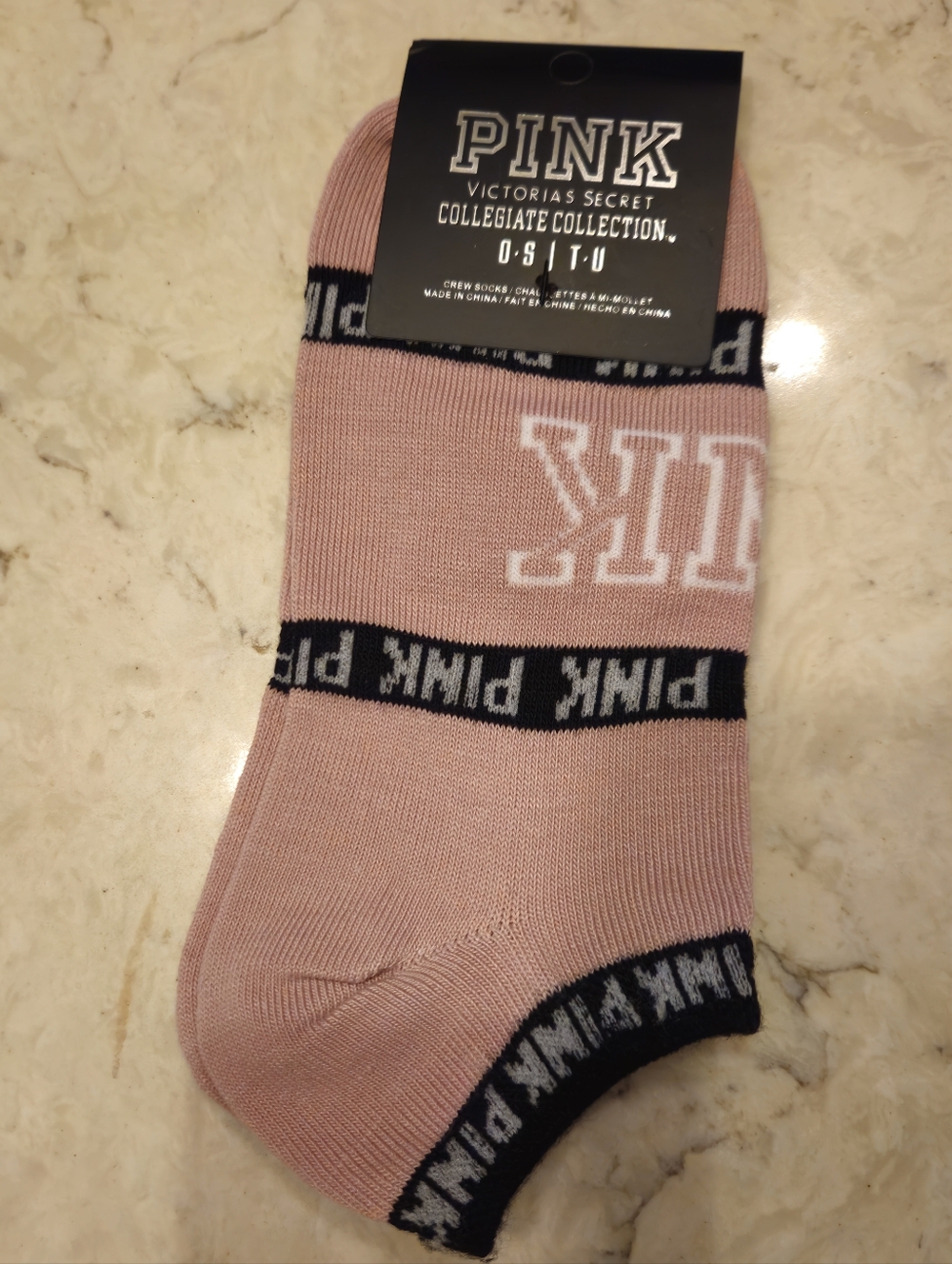 PINK Victoria's Secret Socks, 2 PAIR!! Dusty Rose Low Cut, NWT! MSRP $10EACH!